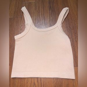 Tan size small crop top from RSQ